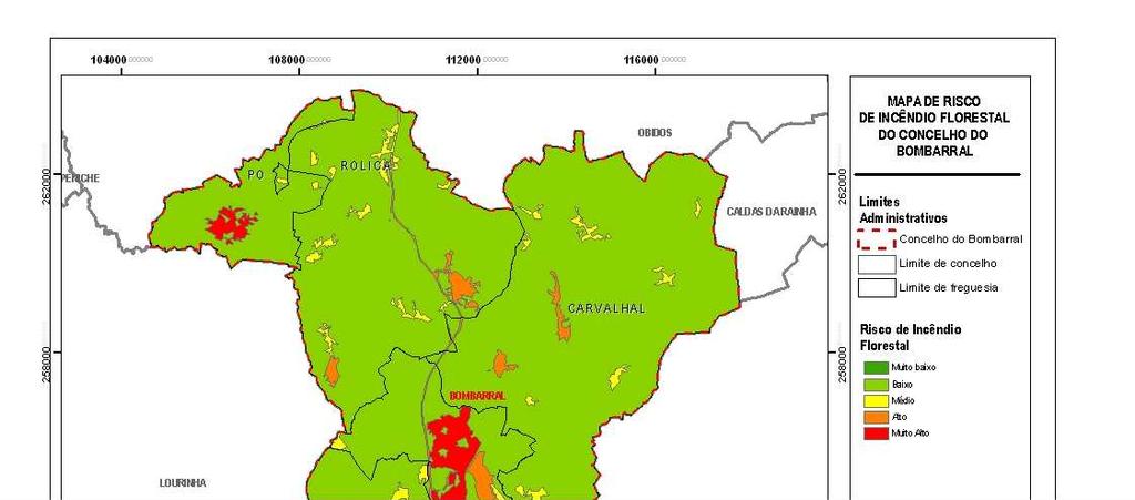 áreas classificadas com esta perigosidade devem ser sujeitas a vários tipos de intervenções no âmbito da DFCI. 2.