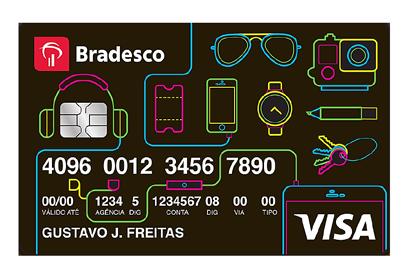 Bradesco Universitário Isenção da mensalidade nos 6 primeiros meses; Após esse período o Universitário passa a pagar apenas R$5,90; Cartão de Crédito com primeira anuidade gratuita; R$ 300 reais de