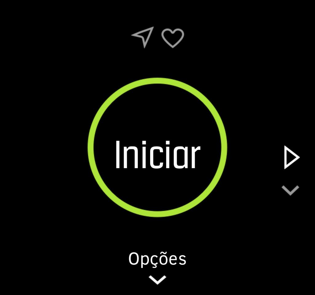 de treino ou outras atividades para obter feedback pormenorizado e acompanhar o seu progresso. Para gravar um exercício: 1. Coloque o sensor de frequência cardíaca (opcional). 2.