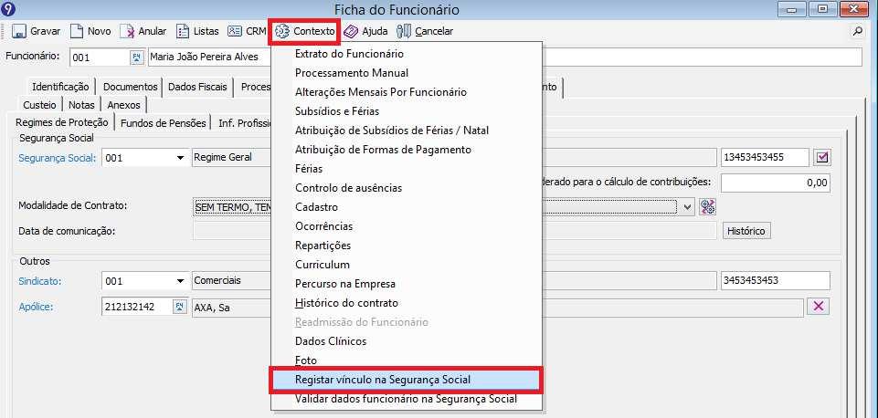 geral); Readmissão de Funcionário 37 Recursos Humanos