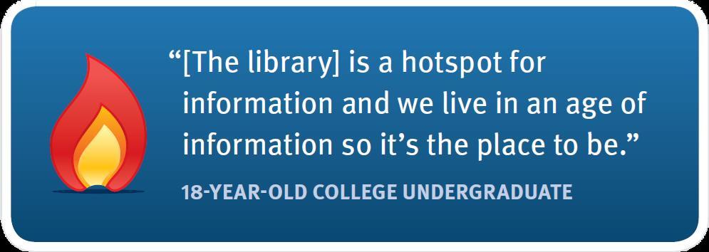 A biblioteca é um local de destaque para a informação e nós vivemos na era da