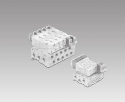 Codificação do manifold: CONEXÃO A/B SS5Y - - - SY3000 : M5 - rosca M5x0.6 ( só para modelo 41) 01 - rosca1/8 BSPT ( só para modelo 42) C4- tubo Ø ext. 4mm C6 - tubo Ø ext.