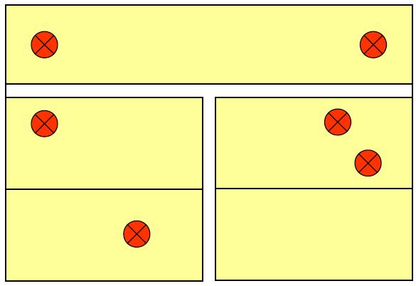 dos 4 quadrantes de cada árvore por colheita manual.