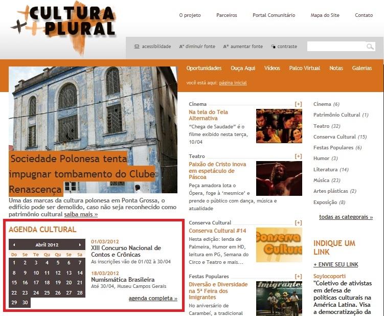 210. Introdução: O site Cultura Plural se propõe a produzir conteúdos relacionados ao campo cultural, explorando diversos formatos jornalísticos.