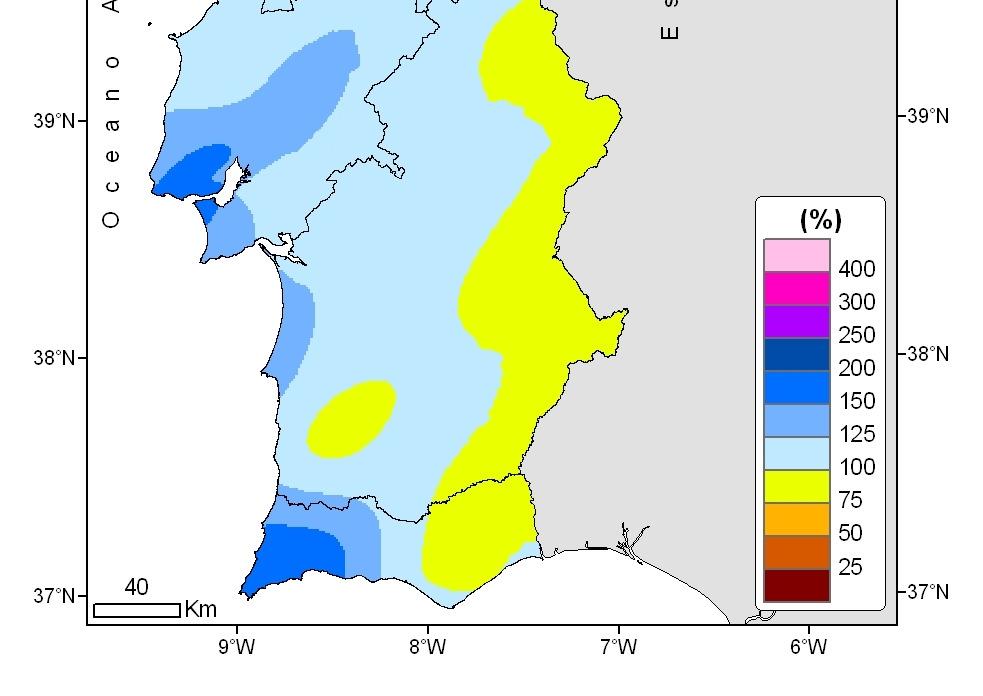 Centro, onde se estimam da ordem de 15