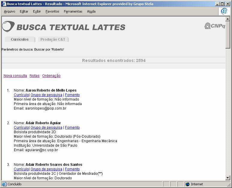 Outra vantagem de se ter armazenado no mesmo DW a informação textual e os dados gerenciais é a possibilidade de, a partir do resultado de uma consulta no Plano Tabular, visualizar o detalhamento