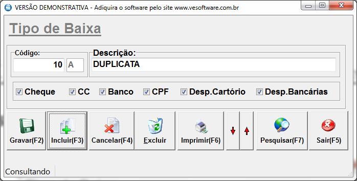 duplicata. O nível de acesso delimita qual usuário pode visualizar esta conta. Iniciando do Nível 1, administrativo visualiza todas as contas.