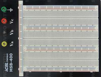 Circuitos elétricos experimentais Protoboard: placa com furo e