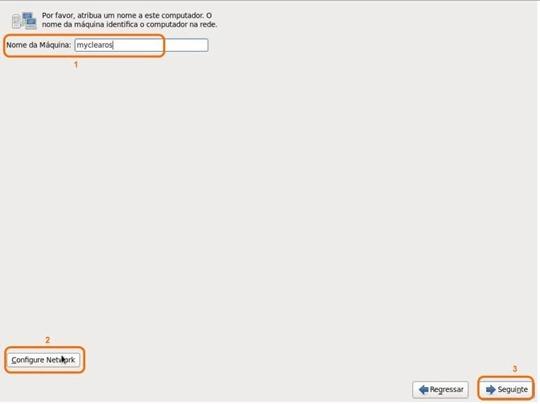 Ao clicarmos em Configure Network podemos então configurar a nossa placa de rede principal, neste caso