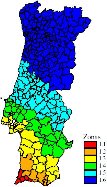 Peláez Montilla e López Casado [35] realizaram um estudo para toda a Península Ibérica, e concluíram que a zona de Sagres é aquela que apresenta a maior perigosidade sísmica, e ficando a zona de