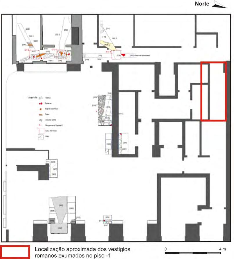 119 CIRA-ARQUEOLOGIA V Figura 2 Planta da escavação arqueológica da Rua do Ouro n.