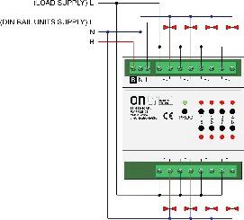 Eles podem ser controlados por painéis combinados, como os OT-T4S-x ou OT-T6S-x, instalados em qualquer módulo C-x e, em