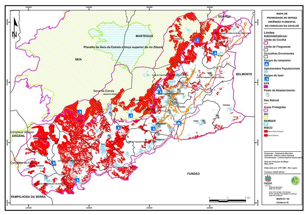 3 Prioridades de Defesa 3.1 Prioridades de Defesa para o Concelho da Covilhã Fig.