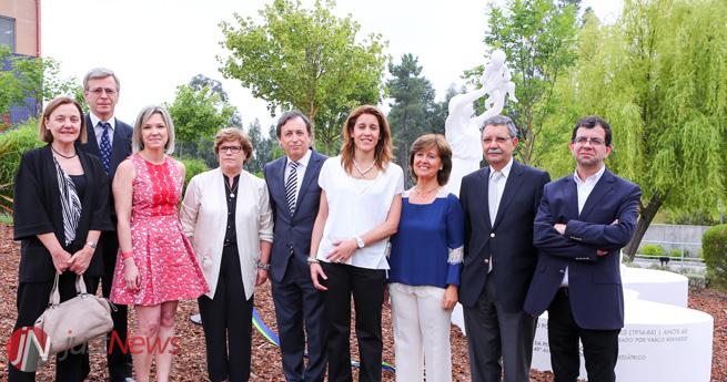 Manuela Mota Pinto (vogal do Conselho de Administração do CHUC), Jorge Saraiva, Ana Rosete (administradora hospitalar do CHUC), Eugénia Morais (enfermeira supervisora do HPC), Fernando Regateiro,