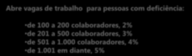 000 colaboradores, 4% de 1.001 em diante, 5% Decreto 5.