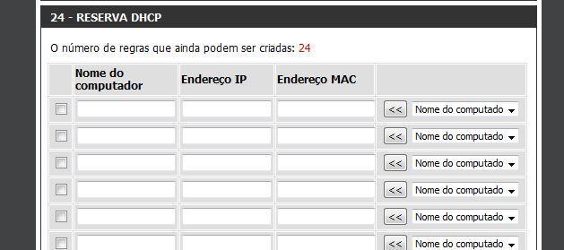 O padrão é Usuário:Admin e Senha em branco. Clique no botão Salvar Alterações. Clique em Avançado no topo da página 16.