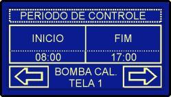 Determina o tempo que a saída selecionada ficará acionada através do acionamento manual. Ajustável de: 0:00 a 12: