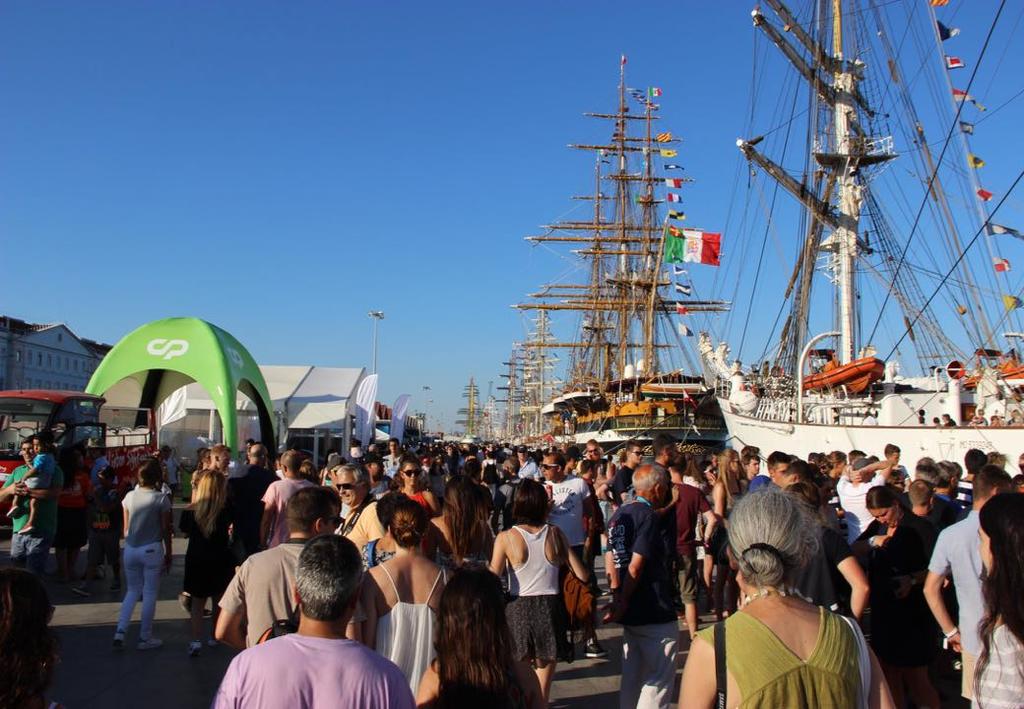 O Sines Tall Ships Festival é um evento em terra e no mar, com a presença de veleiros de todo o mundo.
