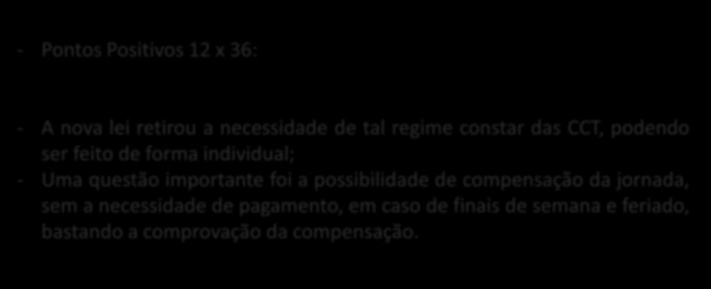 Forma de Contratação Atual - CLT - 6 horas Enfermeiros - 12 x 36 (Esmagadora Maioria) - Noturno - Por hora ou Autônomo (Impactado pela Nova Legislação).