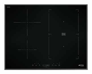 SIM570B 899,00 PLACA DE INDUÇÃO, OPÇÃO DE MULTIZONA, 70 CM, PRETA, BORDOS BISELADOS P FUNÇÕES: 4 zonas com opção PowerBooster 1 MultiZona Anterior esquerdo: Ø 14.