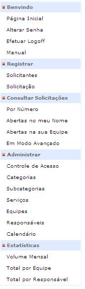 relacionar as pessoas mais indicadas para a solução destes chamados,