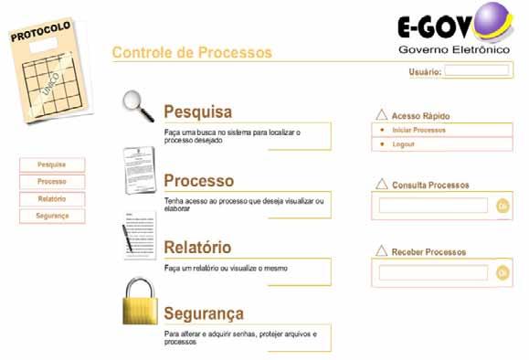 Suas Funcionalidades: Pesquisa - Disponibiliza um conjunto de filtros de busca, facilitando a localização de um determinado