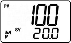 3sec) Configuração SV Chave operativa Chave auxiliar SV Valor de temperatura de corte pretendido Auto- tuning :Auto-tuning não designado SV SV3 / : Auto-tuning designado (Busca automática de PID)