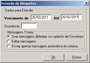 Com o sistema devidamente configurado, o usuário gerará uma venda (manual ou automática) para cada