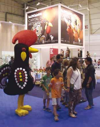 concelho de Barcelos, com exibição e exposição de artesanato e artes tradicionais de Barcelos.