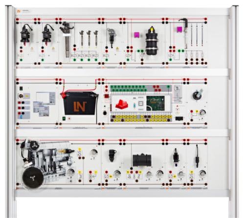 Modular engine management "Common Rail" Modular engine management "Common Rail" (Equipment set: MMM1) This engine management system provides trainees with all the necessary components (engine control