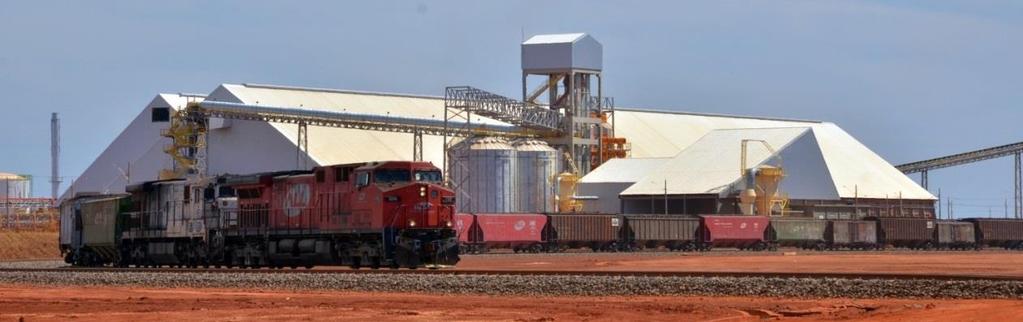 Sistema Ferroviário Brasileiro Investimentos das Concessionárias ALL Malha Norte Investimento de R$ 880,00 milhões, na construção iniciada em 2009 do Projeto Expansão Malha Norte (expansão da malha e