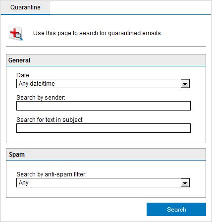 OBS. Você também pode exportar e importar listas. Clique em Export para exportar a lista atual dos emails na lista de permissão ou lista de bloqueio.