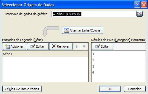 Adicionar séries de dados ao gráfico Depois de criar o gráfico, é possível adicionar uma outra série de dados. Sendo assim: 1.