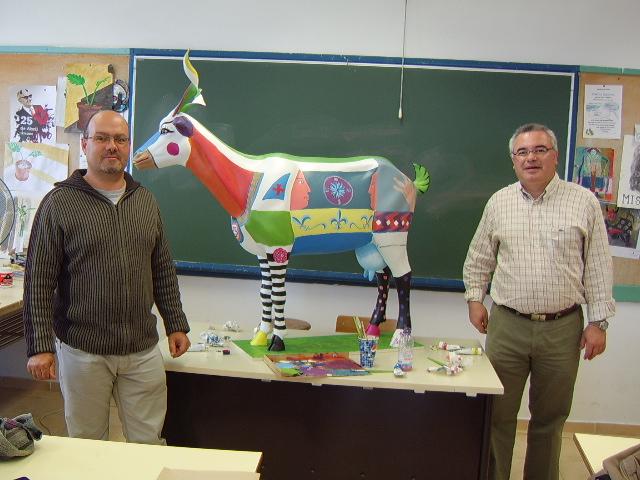 O professor Reinaldo Barros e o Vice Grão-Mestre da Confraria