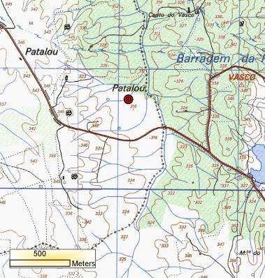 108 510 Fonte II do Patalou Freguesia Espírito Santo Topónimo Patalou Coordenadas M 622962 E P 437052 N A CMP 335 Partindo de Nisa segue-se a EN 359 em direcção