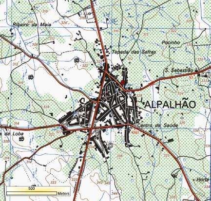 7 730 Rua Nova Freguesia Alpalhão Topónimo Rua Nova Coordenadas M 618984 E P 4364243 N A 335 m CMP 334 Acesso a partir de Nisa utilizando-se a EN 18.