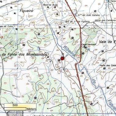 59 638 Abrigo dos Monizes Freguesia Espírito Santo Topónimo Monizes Coordenadas M 616886 E P 4371027 N A 295 m CMP 334 Partindo de Nisa deverá seguir-se pela EN 18, em direcção a Alpalhão.