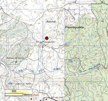 65 682 Achados diversos do Monte da Francisquinha Freguesia Espírito Santo Topónimo Francisquinha Coordenadas M 621987 E P 4376981 N A