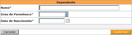 Preencha os campos requisitados e clique no botão aparecer na lista de