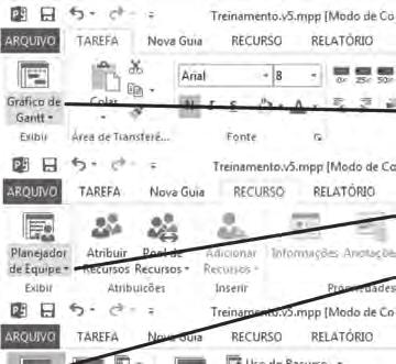 A.5.2 Inserindo a EAP do Projeto Projeto Exemplo Treinamento em Gerenciamento de Projetos 209 A inserção da EAP é