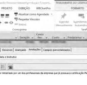 Através desse campo é possível escrever textos, inserir objetos (documentos do Word, planilhas do Excel, etc.