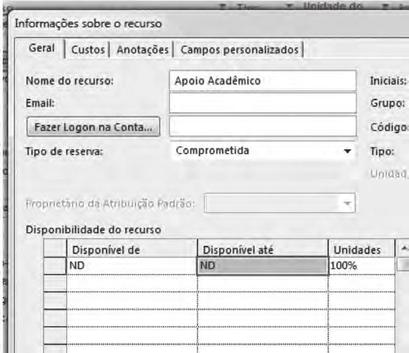 Projeto Exemplo Treinamento em Gerenciamento de Projetos 225 Orçamento: além da classificação por tipo, o recurso pode ser enquadrado como orçamentário (ex.