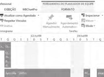 228 Metodologia de Gerenciamento de Projetos METHODWARE A.5.13 Planejador de Equipe Uma das novidades desde o Project 2010, mas somente da sua versão Professional.