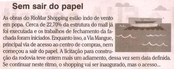 VEÍCULO: FOLHA ECONÔMICA COLUNA: