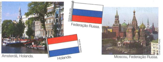 Quinta-feira Curitiba, 8 de agosto de 2013. 1) Leia: Abaixo estão representadas as bandeiras de dois países.