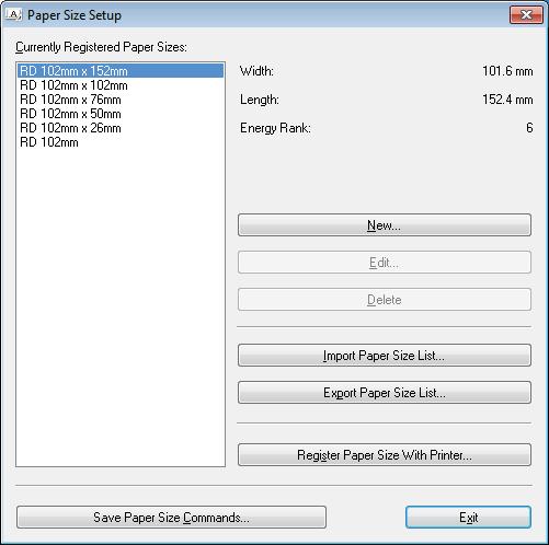 Capítulo 2 Definir o tamanho do papel 2 Para utilizar etiquetas com um tamanho não indicado na lista [Formatos de papel] do controlador da impressora, o formato da etiqueta tem de ser adicionado no