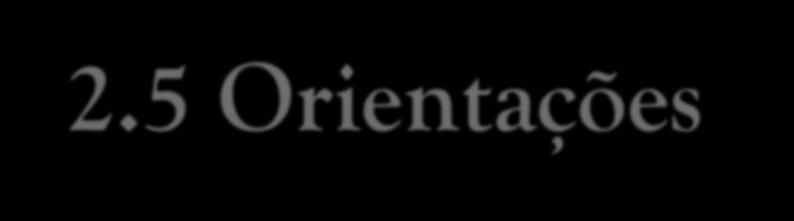 2.5 Orientações para formulação de questões Fazer questões concretas e precisas; evitar abstrações Usar filtros (nem todas as perguntas se aplicam a todos os indivíduos) Usar um vocabulário simples e