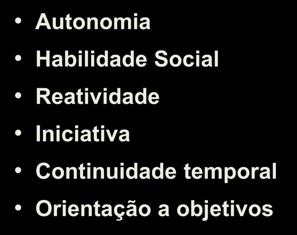 Propriedades dos Agentes Inteligentes Autonomia Habilidade Social