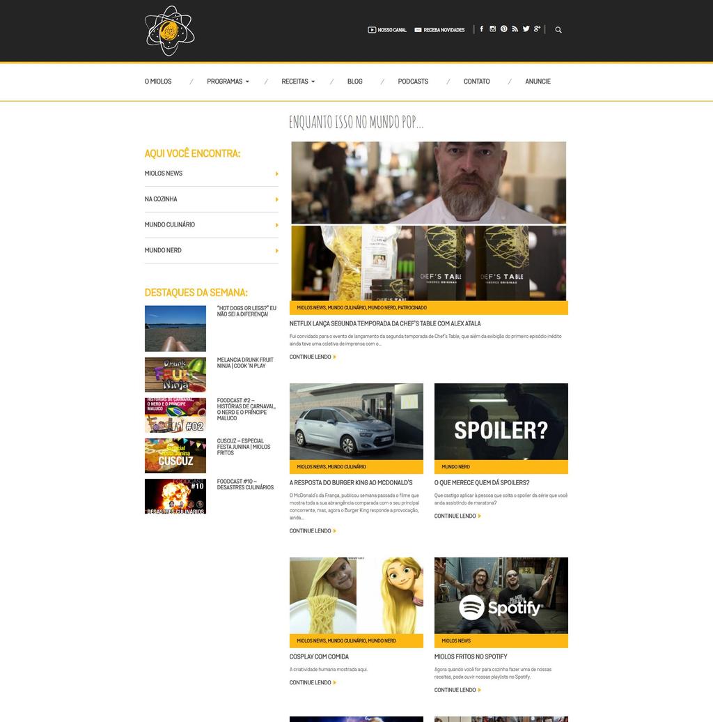 Formatos Site Publieditorial Mídia display Você pode enviar o conteúdo ou nós criamos para você.