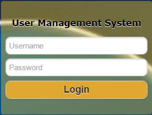 User Management (Administração de usuário) O sistema